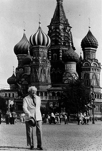 Марк Шагал на Красной площади.
